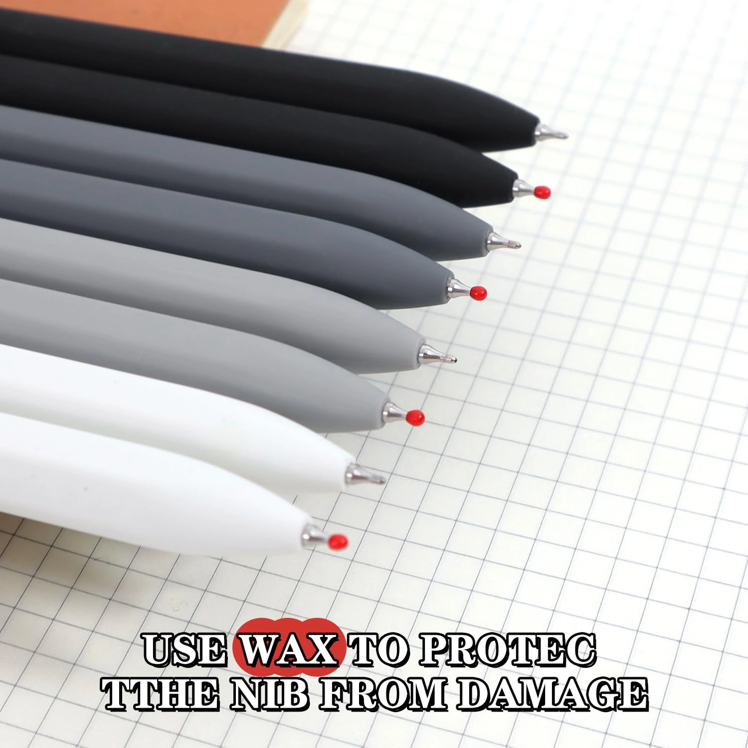 Aesthetic Pens - 8 Pcs 0.5mm