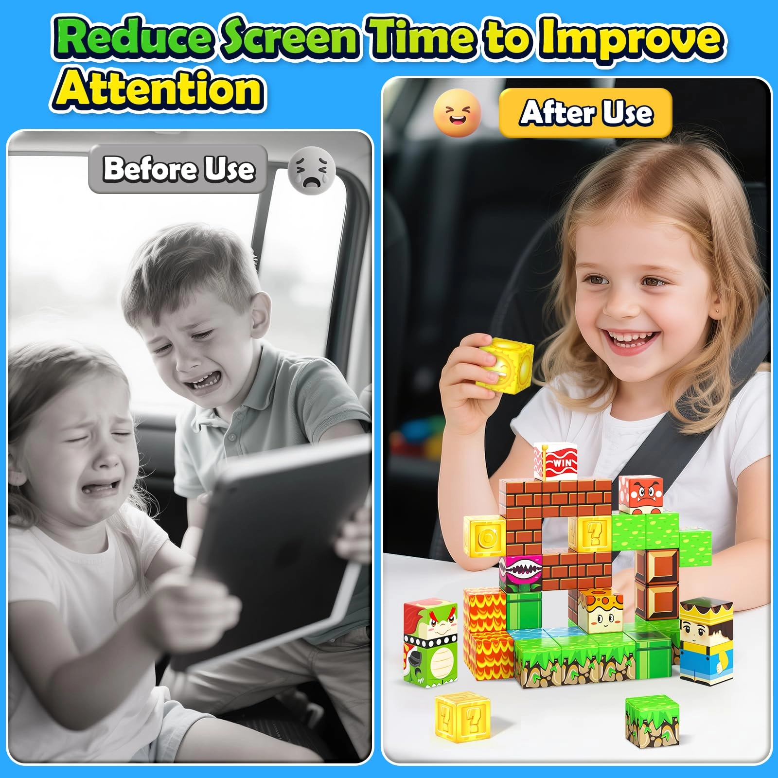 Magnetic Blocks - 40 pcs