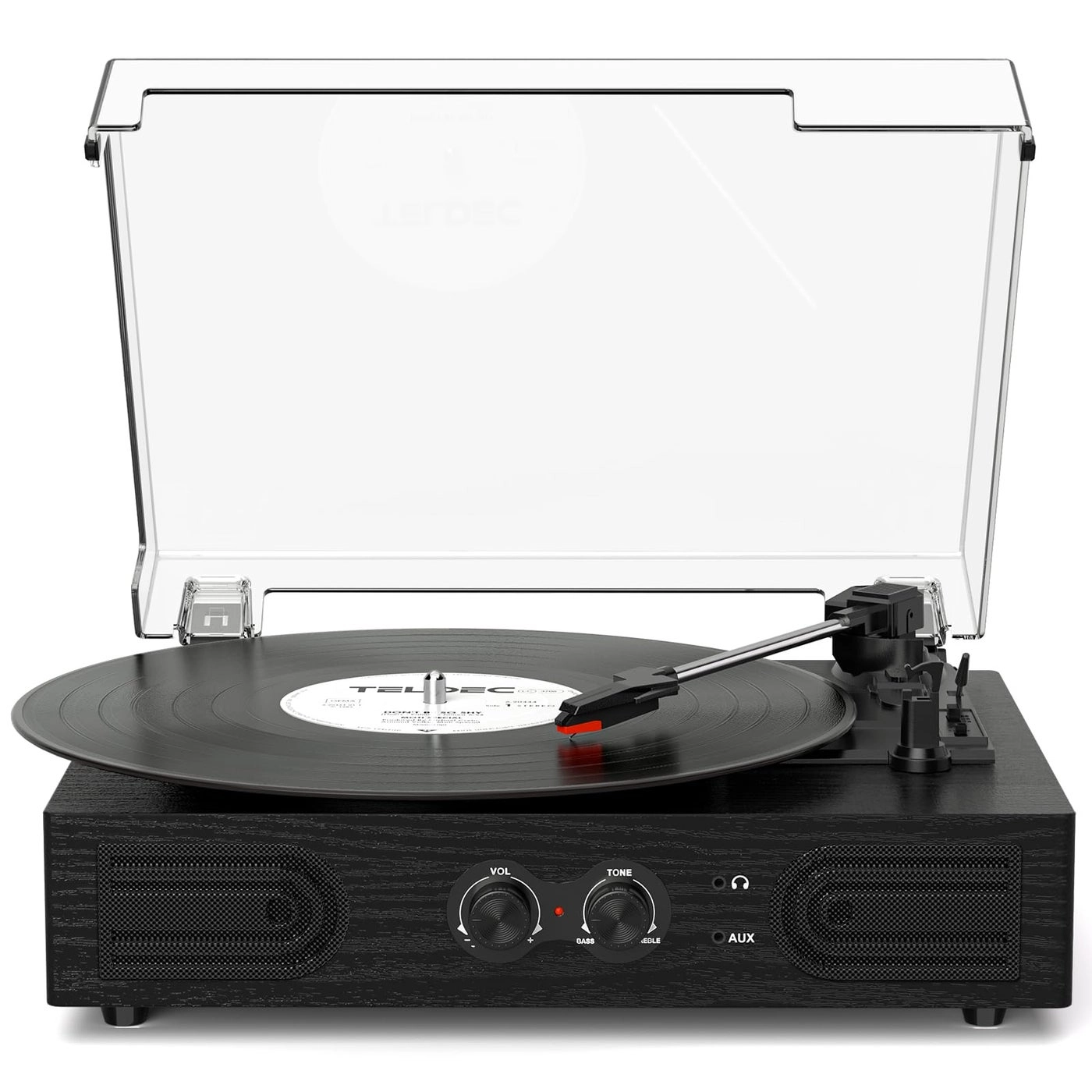 DANFI AUDIO DF Vintage Record Player - 3-Speed Belt-Drive Bluetooth