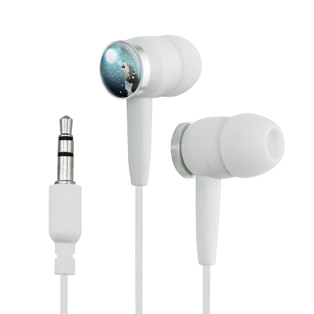 Graphics and More HPHONE.EB.WHT.07369 Wired Earbud