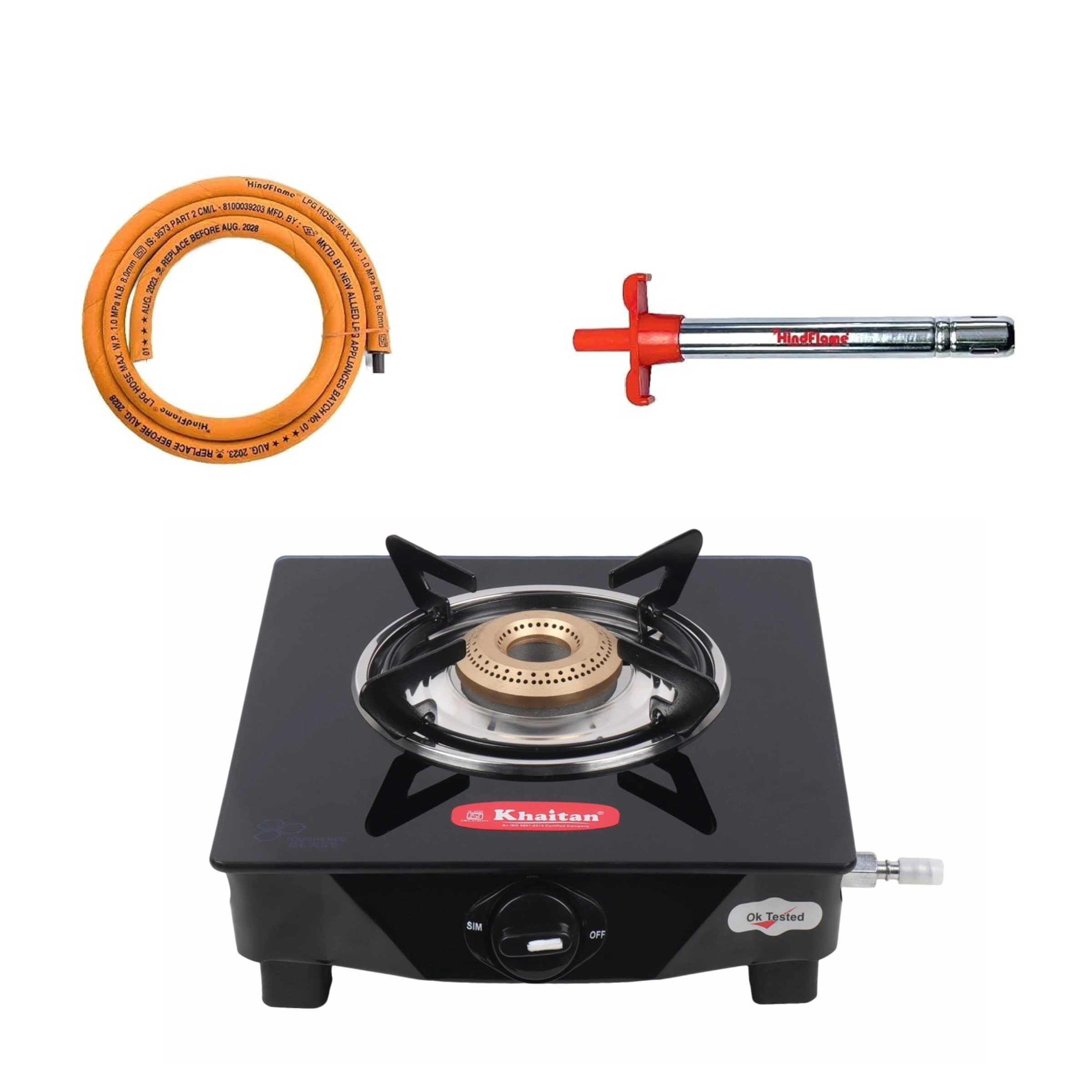 JIO KH-1BJIO+LIGHTER+HOSE GAS Cooker + Kitchen Lighter + LPG Hose Pipe