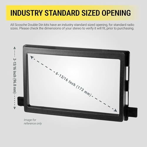 TA2055B - Double DIN or Single DIN Dash Kit Compatible with 2006-2012 Toyota RAV4