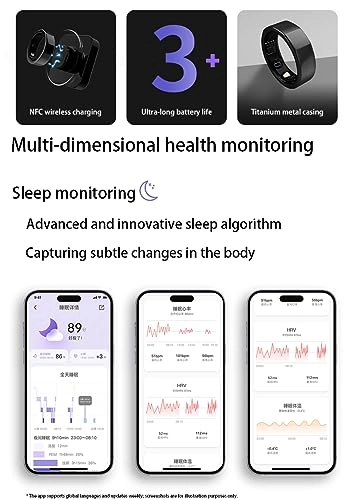 Smart Ring - Activity Tracking Heart Rate Monitor