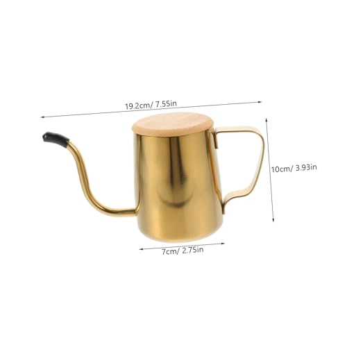 Manual Kettle - Gooseneck Stainless Steel Golden