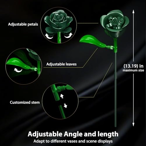 Bouquet Building - Green Rose 523 pcs