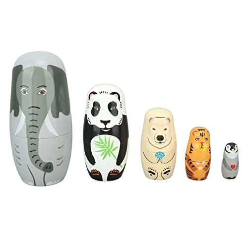 Animal Nesting Dolls - 5 Layers Handmade
