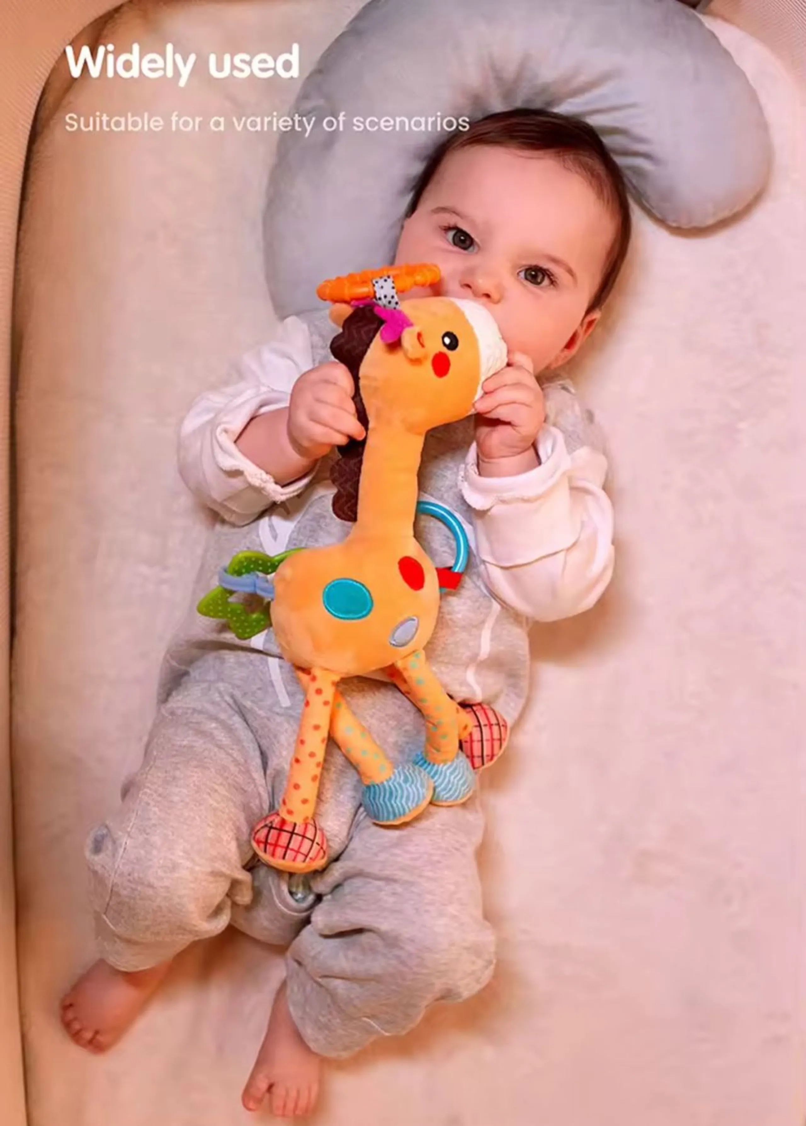 Baby Giraffe Sensory Activity Toy - Suitable for 0 month and above