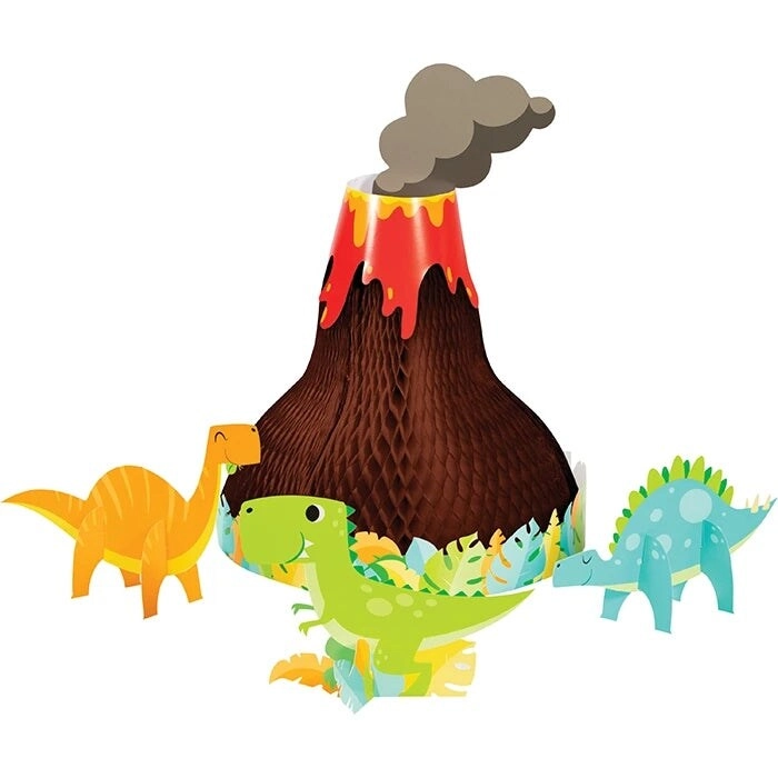 Party Zone Boy Dinosaur Centerpiece - 4-Pieces