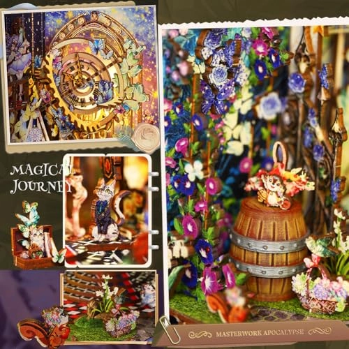 3D Wooden Book Stand Puzzle - 1：24