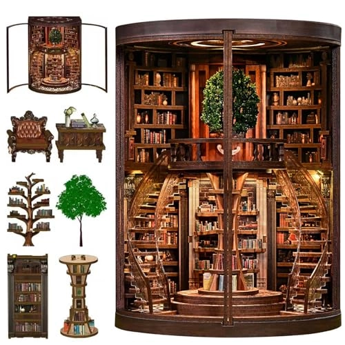 DIY Miniature Dollhouse Kit - 3D Wooden Dessert Bar