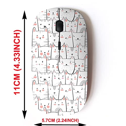 2.4G Cute Pattern Mouse - USB