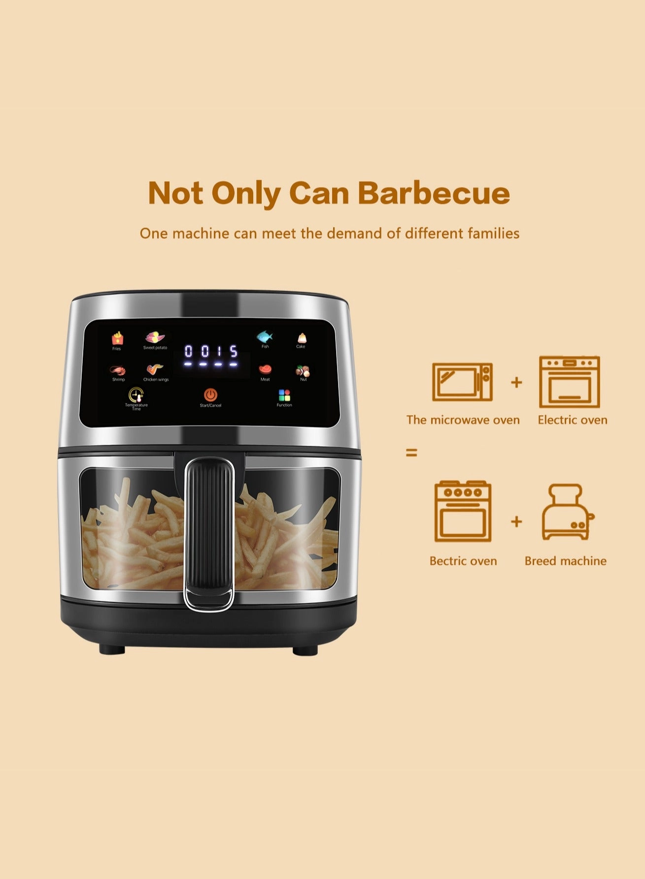Digital Air Fryer KW-0634