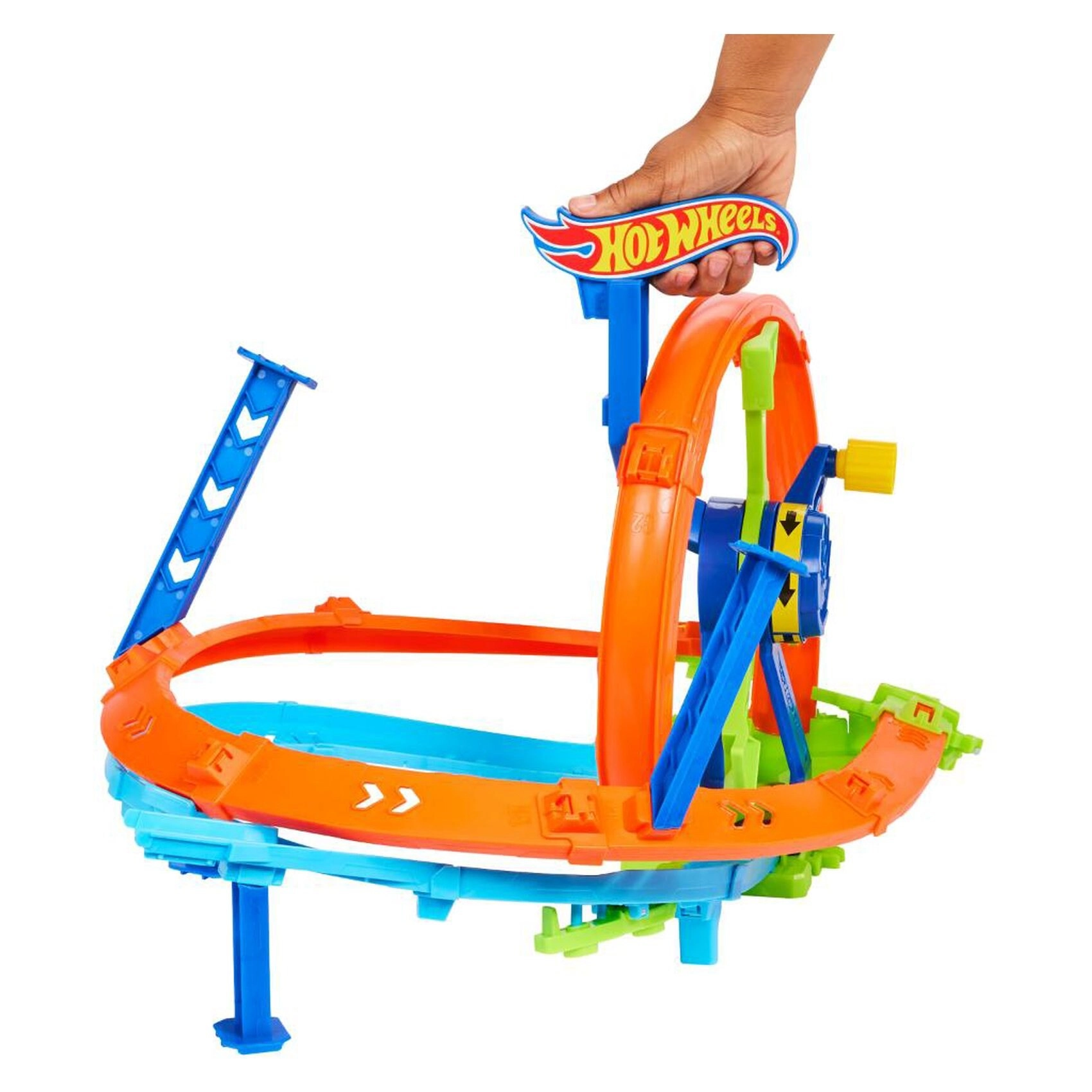 Stunt Tracks Mid-Air Crash Playset - 1:64