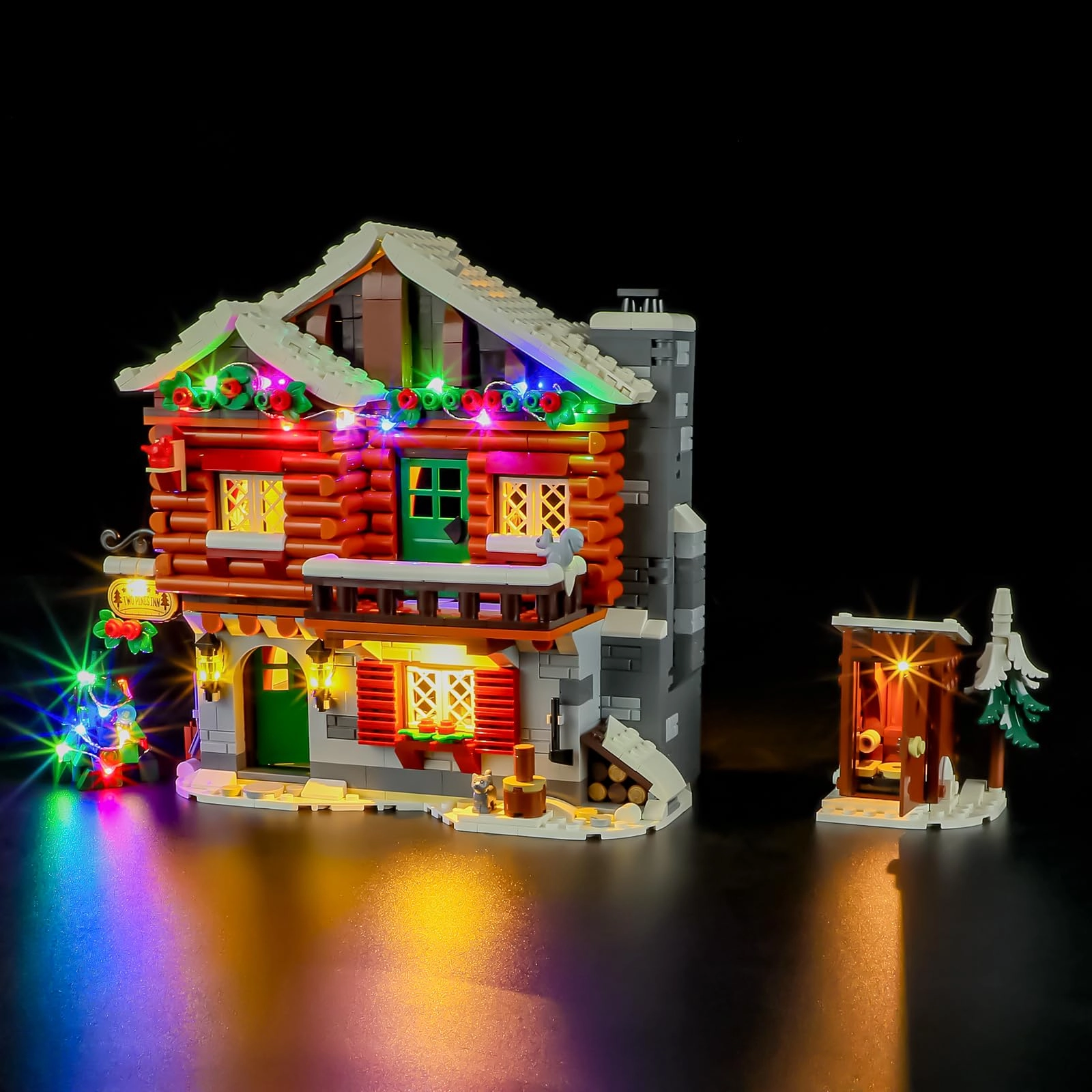 Led Lighting Kit for LEGO-10325 Alpine Lodge - Compatible with Lego Icons Christmas Village