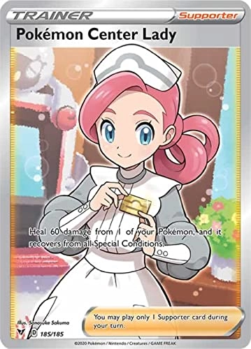 Pokémon Center Lady 185/185 - English