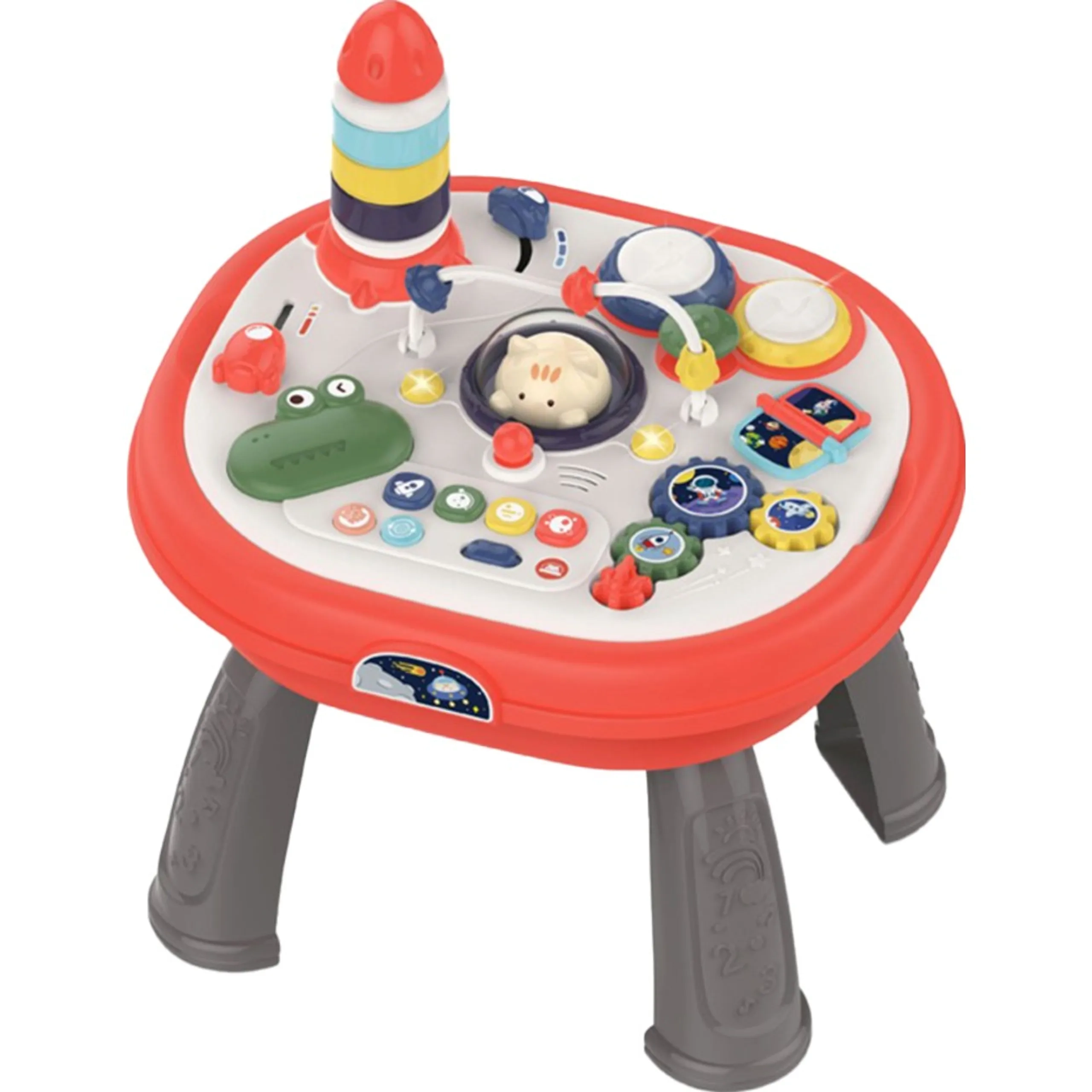 Kikibebe Meow Meow Multi-Functional Double-Sided Puzzle Game Table - Suitable for 3 years & above