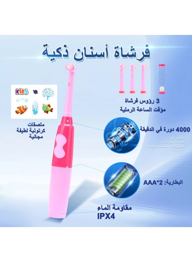 YWD-TB06-BU - Kids Rotation 40,000/Min 3 Replacement Heads