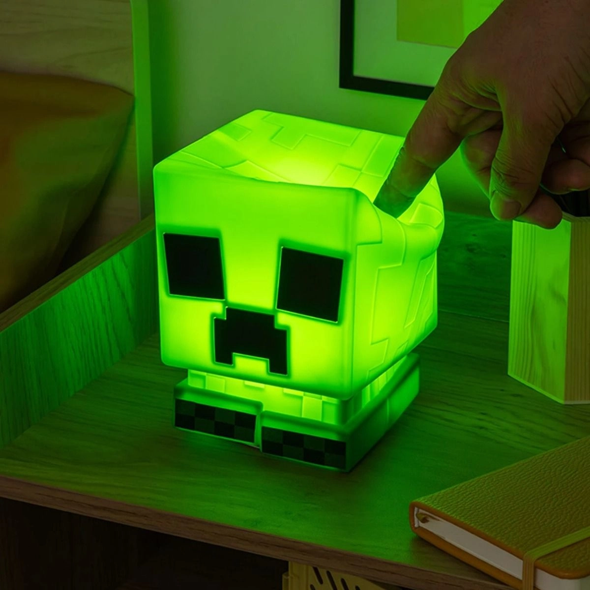 Creeper Squishyglo - rechargeable green