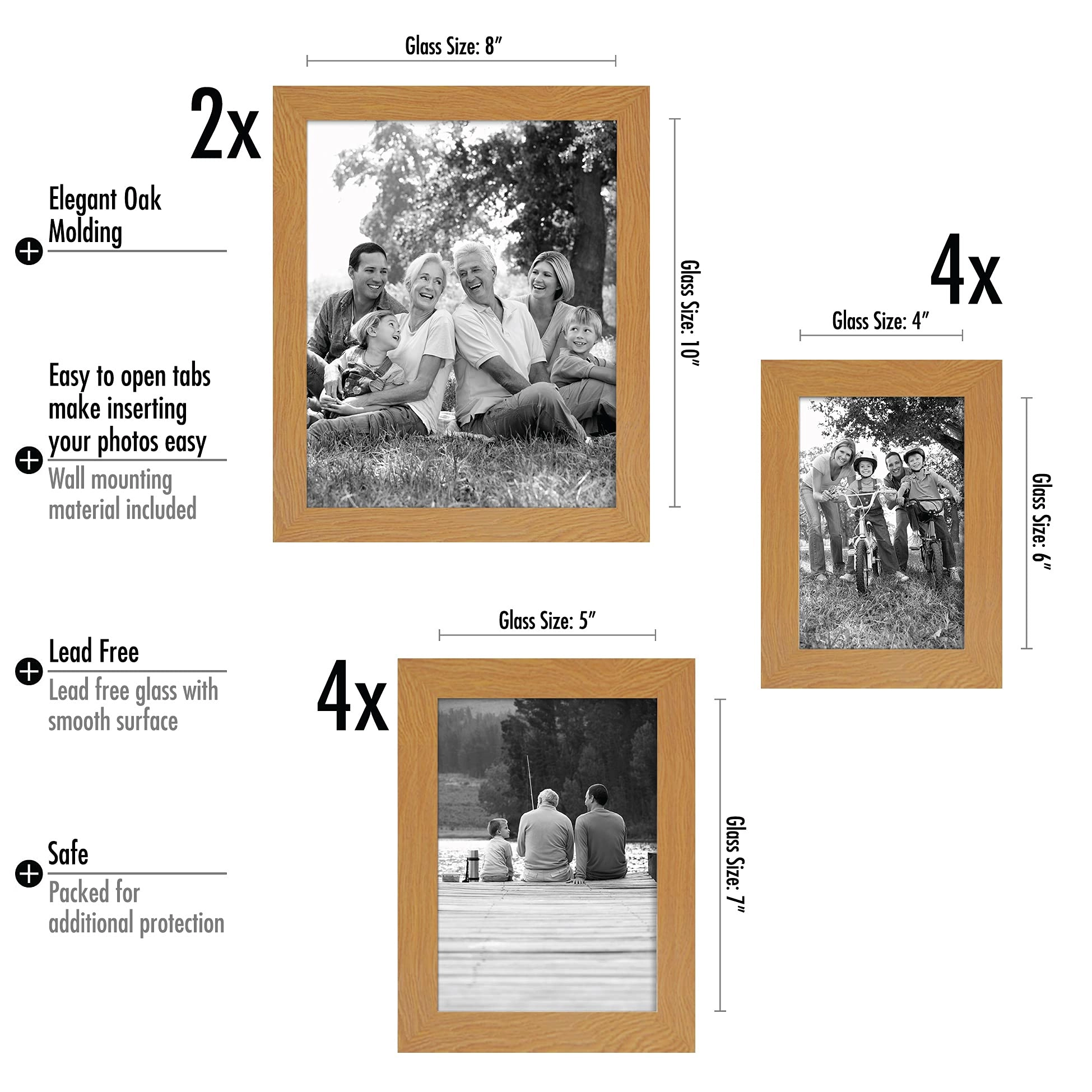 Set of 10 Picture Frames