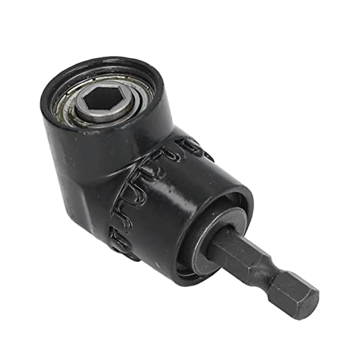 Right Angle Drill Adapter - 1/4in Hex Chrome Steel Compact