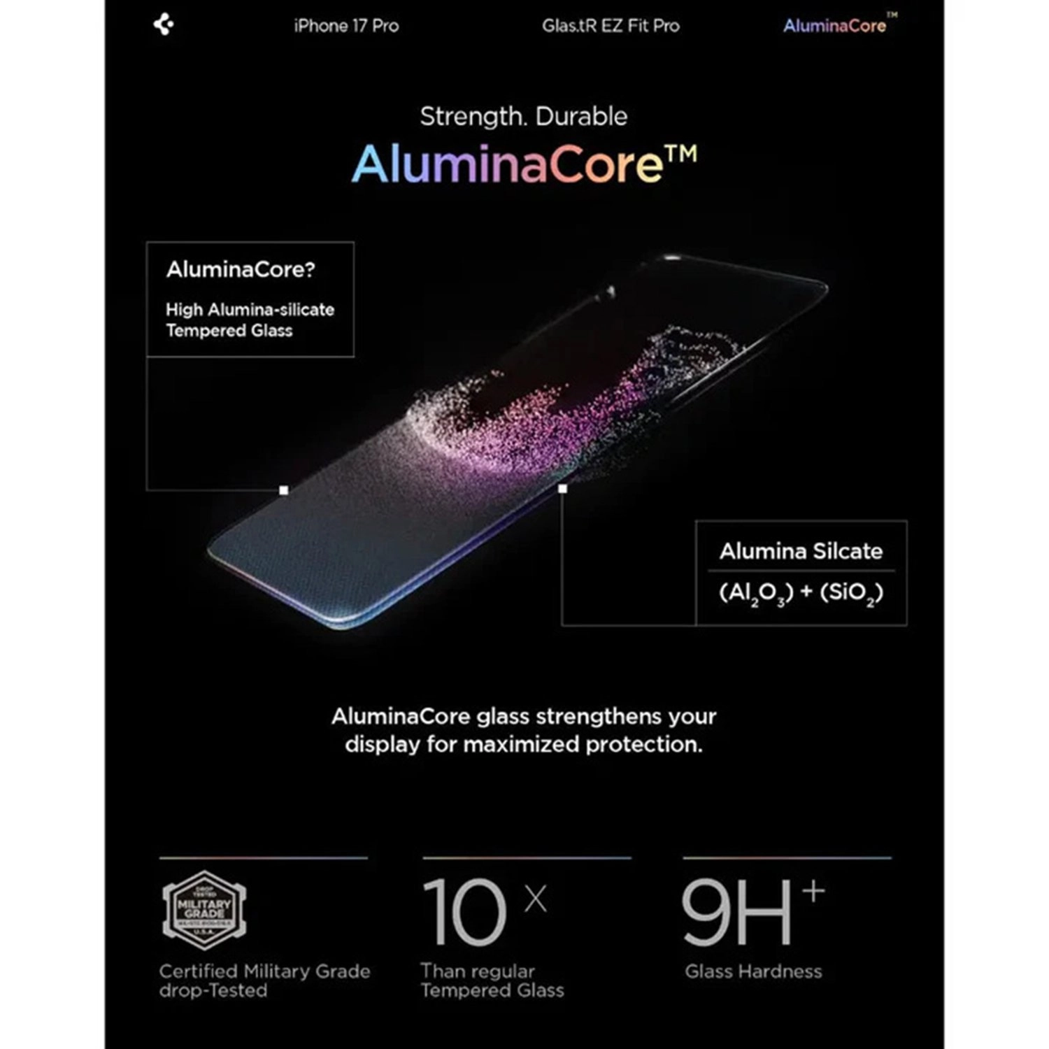 EZ Fit Pro - iPhone 17 Pro Tempered Glass