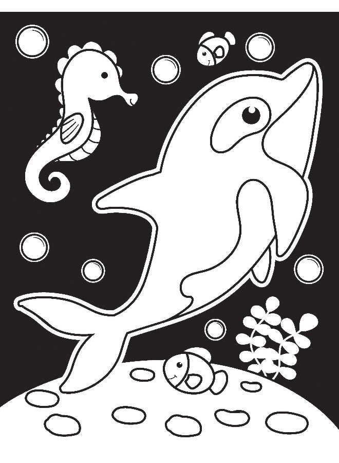 Neon Colour & Sticker Dots - Under Ocean (Book 3)