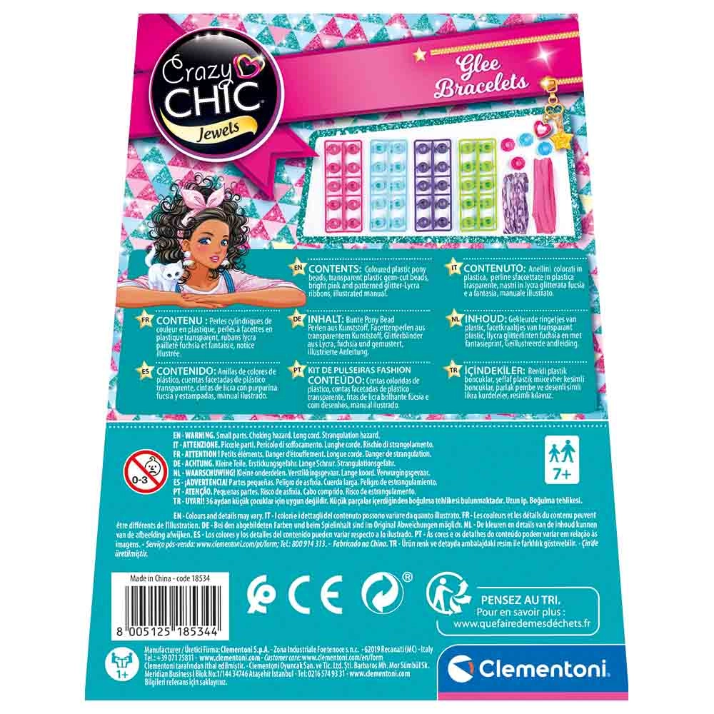 Crazy Chic Message Beads Bracelet Kit - Pink Suitable for 6 Years & Above