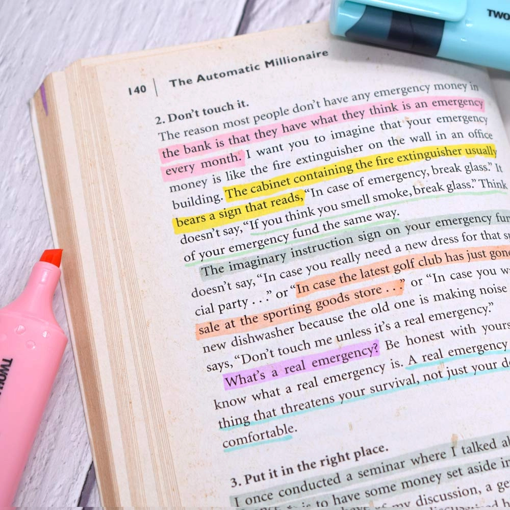 Highlighters - Assorted Pastel Chisel Tip