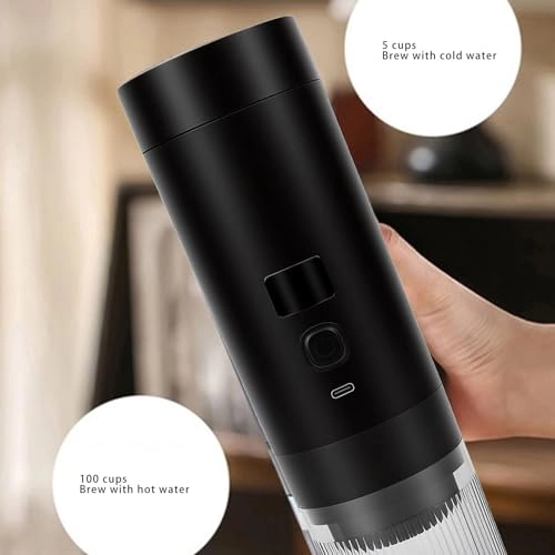 Portable Coffee Machine - Compatible with both coffee capsules and grounds