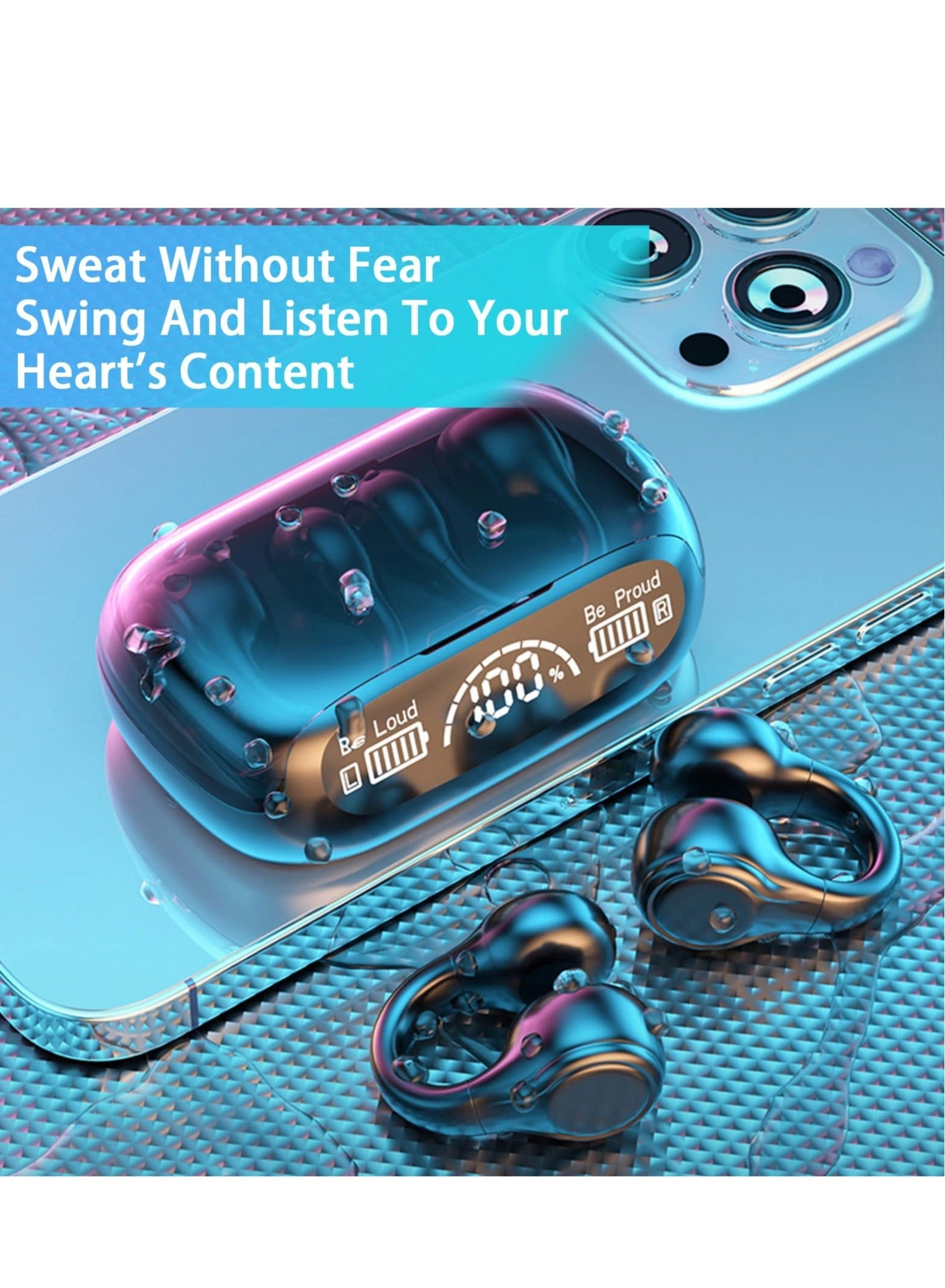 Bone Conduction Headphones Wireless Headphone