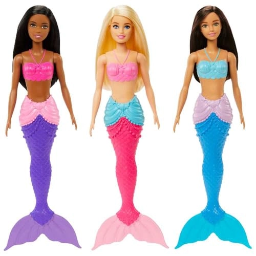 Barbie Dreamtopia Mermaid - Retro-tri Color Plastic Ages 3+