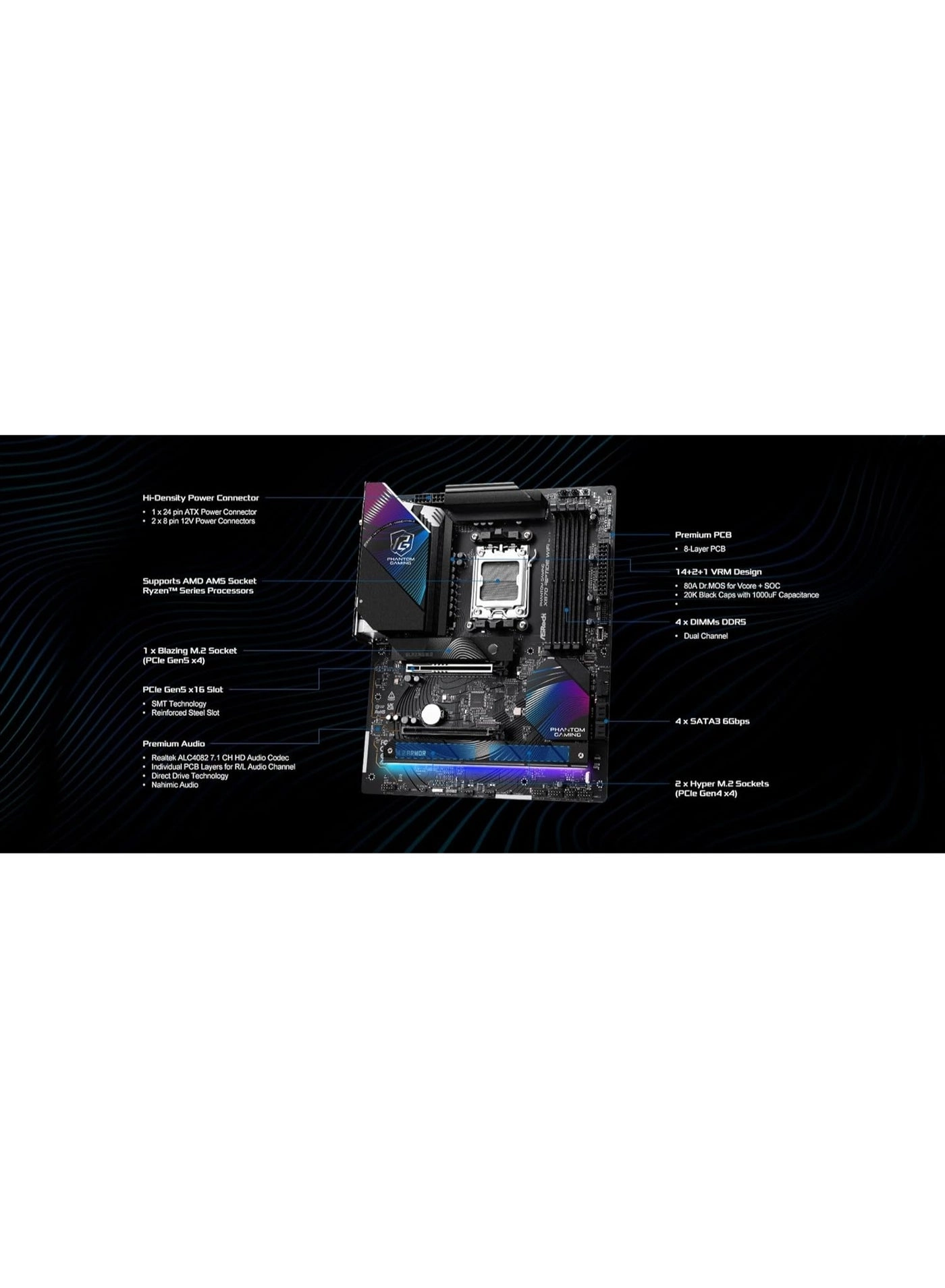 X870 Riptide - AM5 DDR5 WiFi