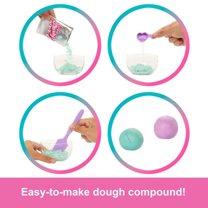 Party Unboxed Reveal - Brunette blue hair streaks