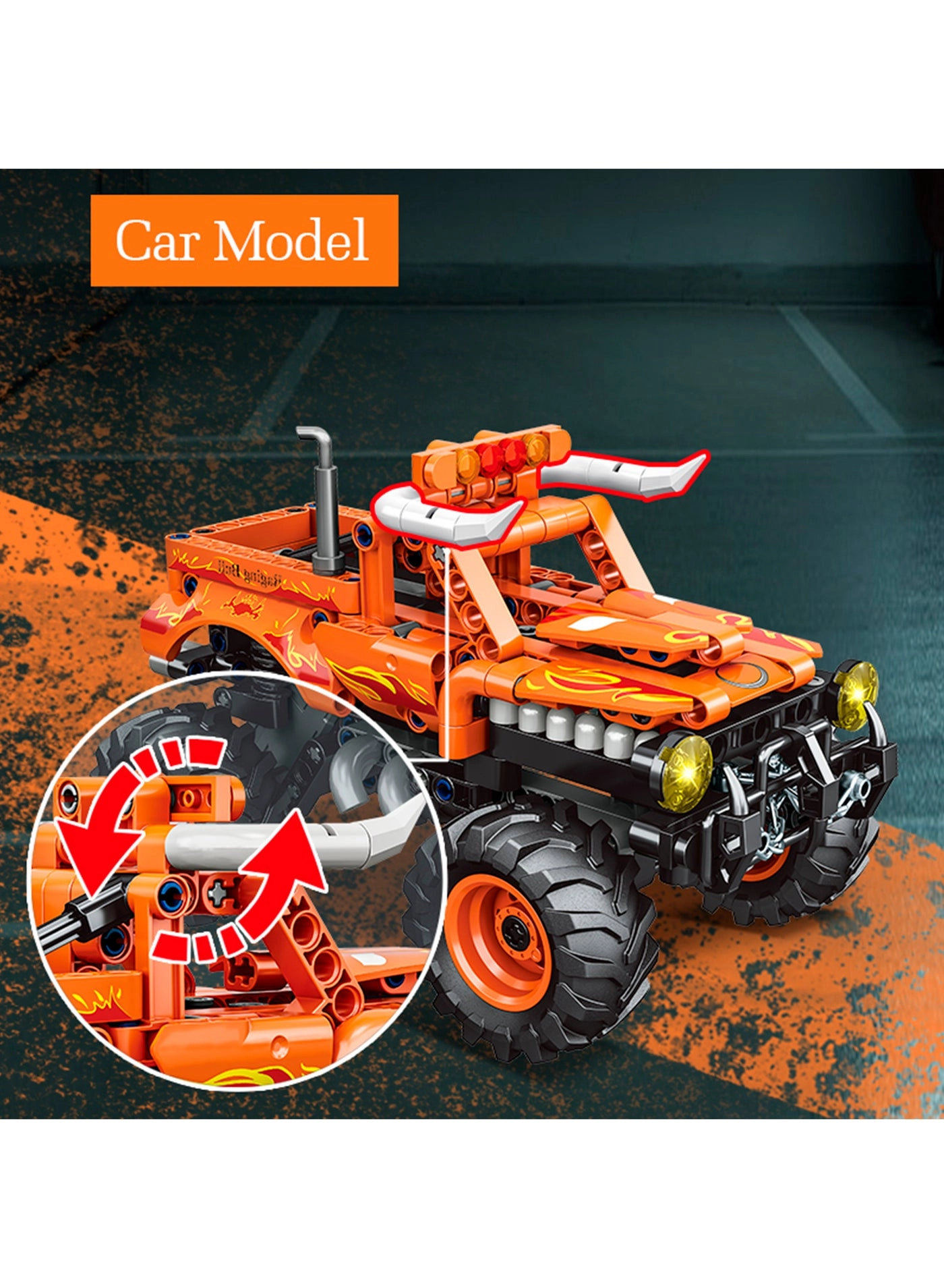 Bull Style Monster Truck - Vehicle 291 pcs
