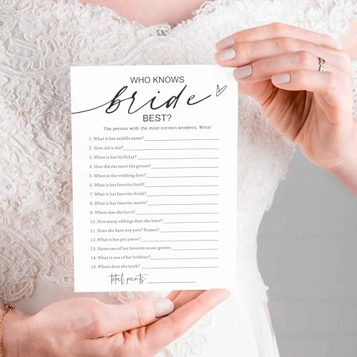 Who Knows The Bride Best - 25