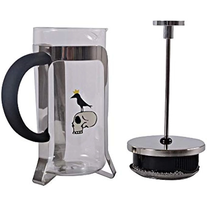 French Press - Borosilicate Glass Stainless Steel Filter 350 Ml