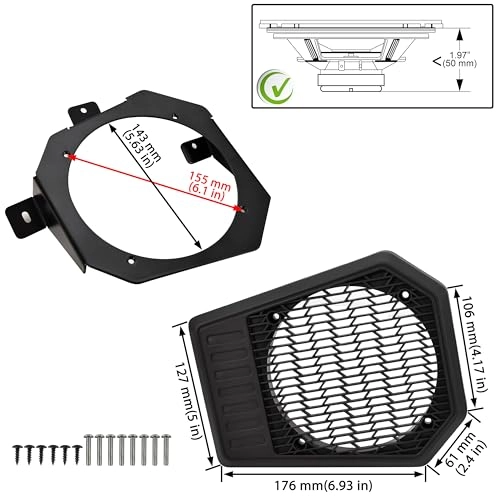 Rear Roof Speakers Pods - Polaris Ranger XP 1000/ Ranger Crew XP 1000 2019-2020