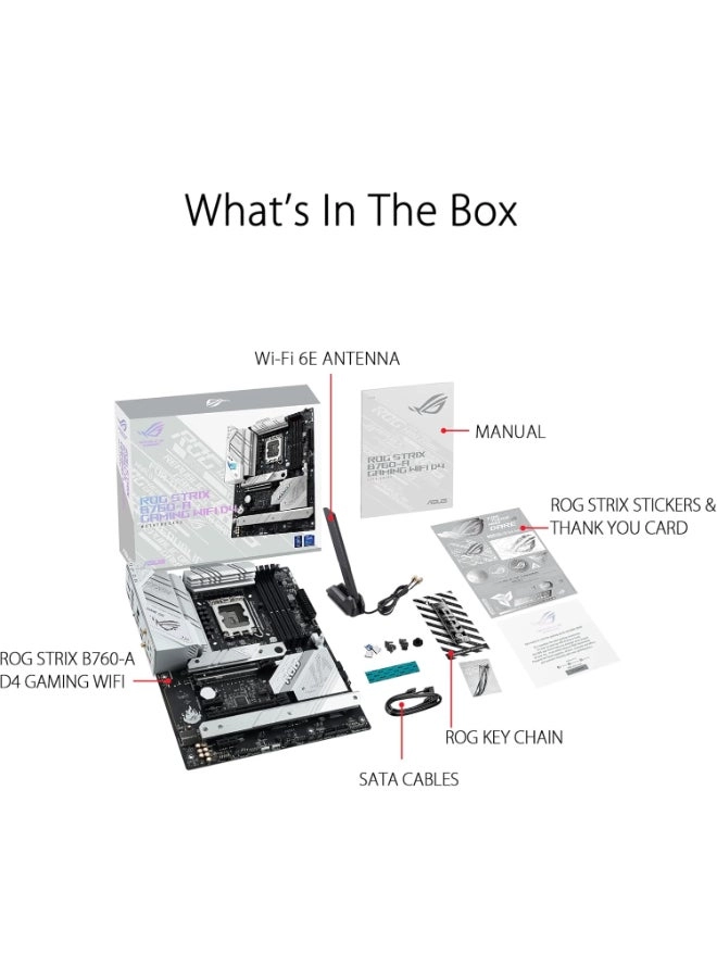 ROG STRIX B760-A - LGA 1700 DDR5
