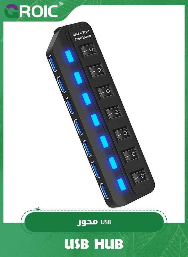 USB Hub - 4-Port 1xUSB3.0 3xUSB2.0