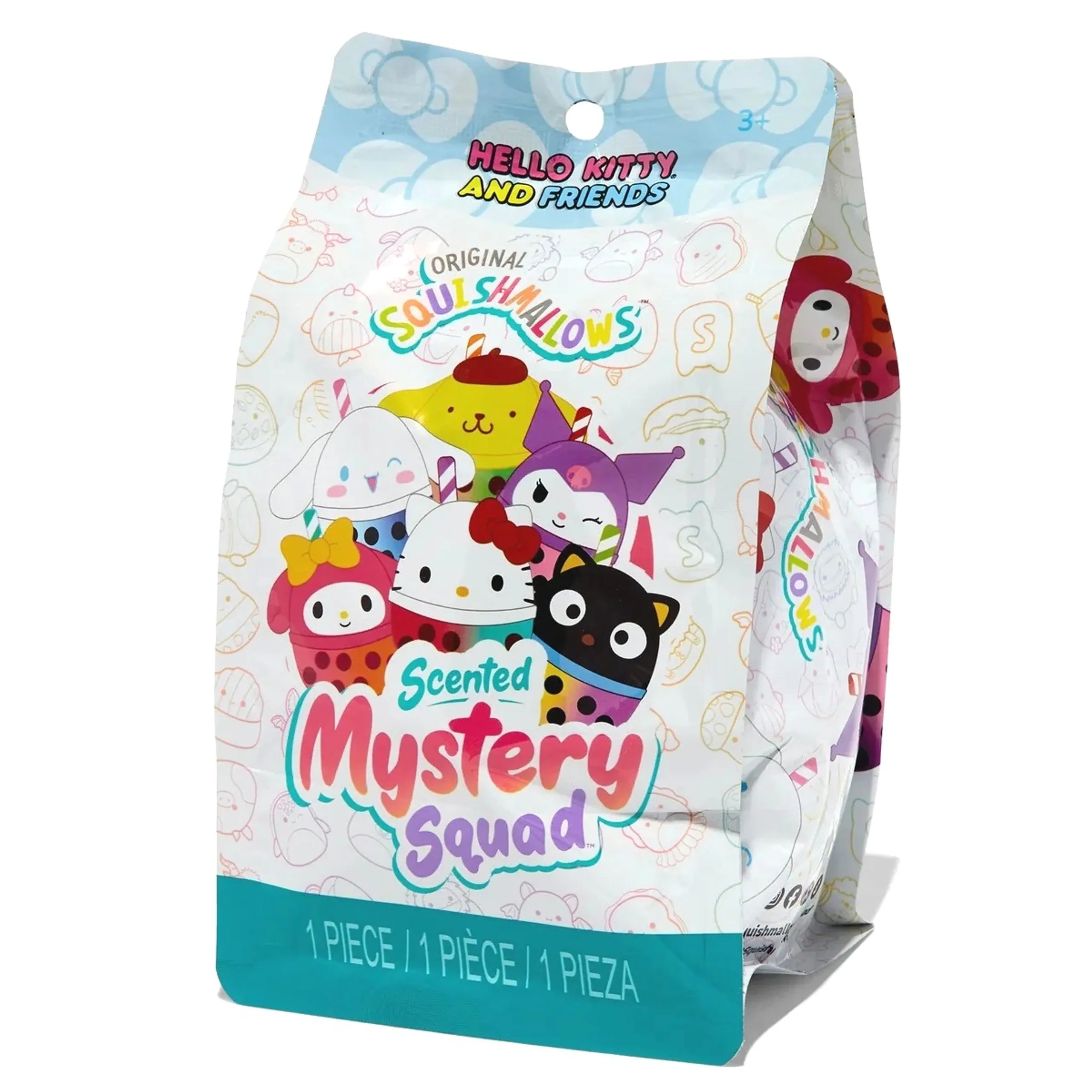 Original Squishmallows Hello Kitty Squishmallows Scented Boba Mystery Squad 12.7 cm Plush