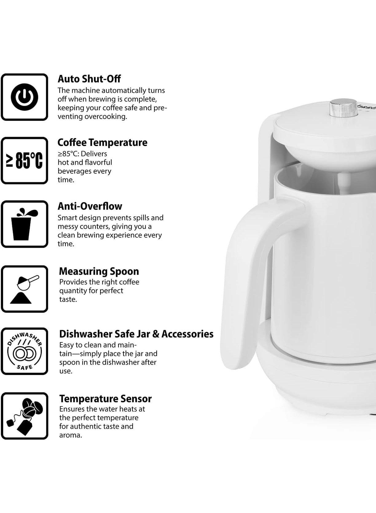 COF7046 - 250ml 4 cups Automatic Turn-Off