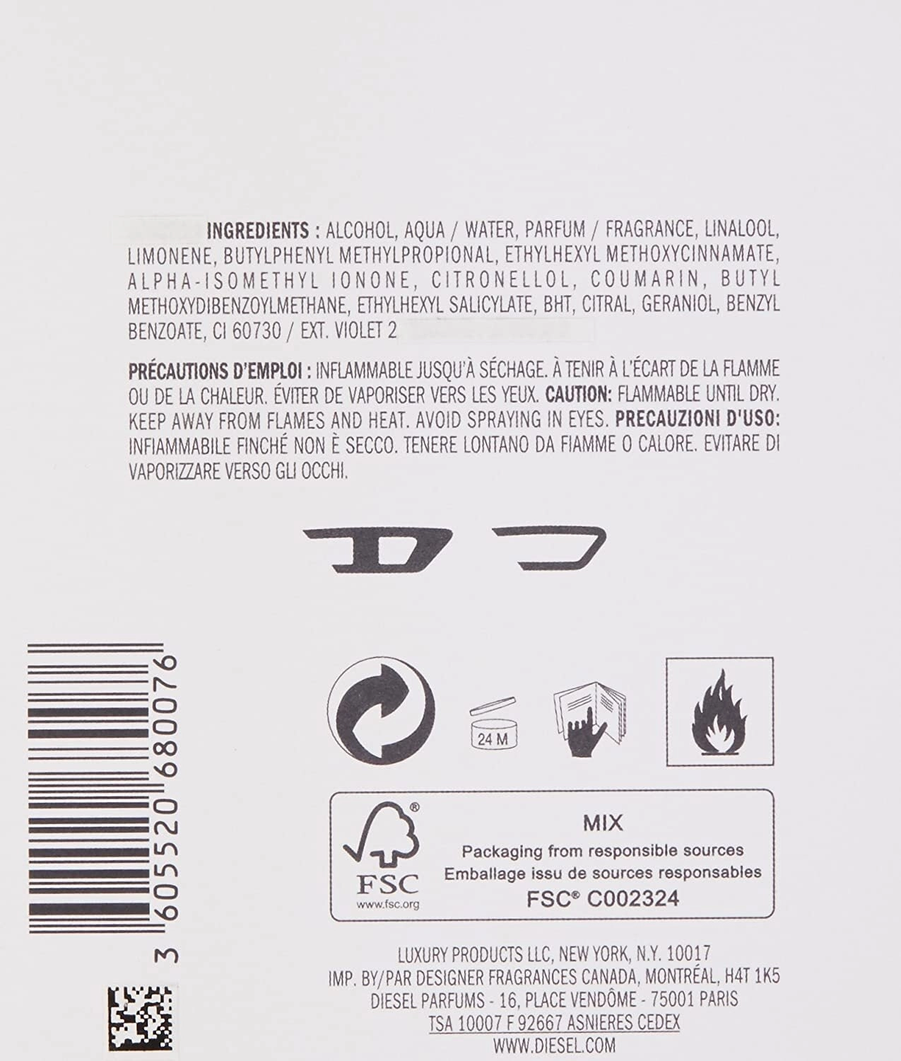 Only The Brave Eau de Toilette 75 ml