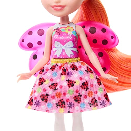 Ladonna Ladybug Doll - 15 cm Animal Friend Waft Removable Skirt Ages 4+