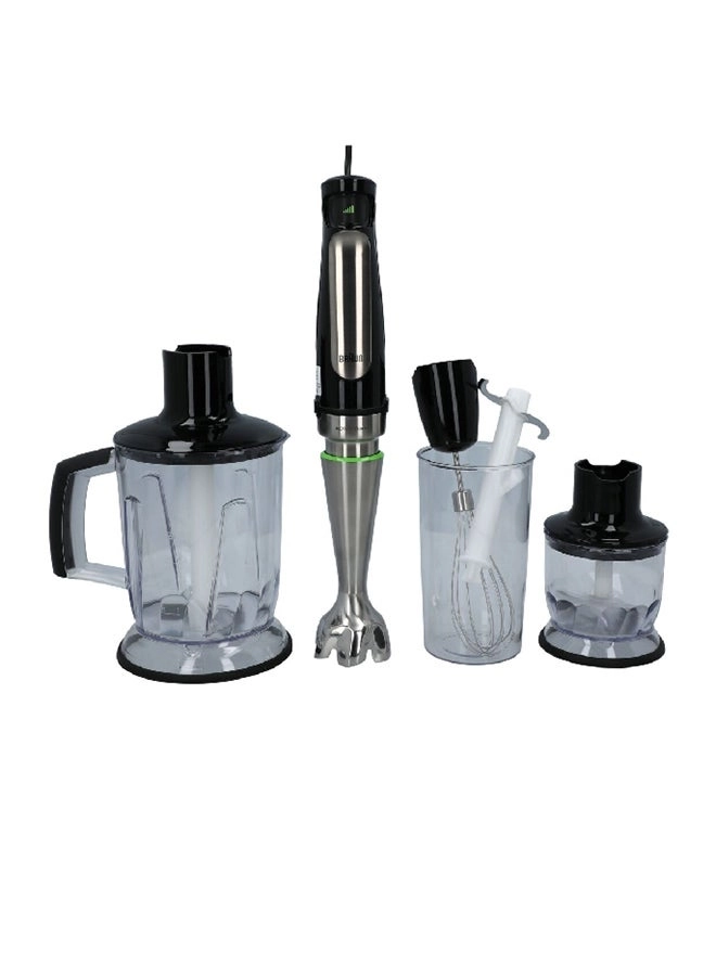 MQ7045X - Silver/Black Stainless Steel