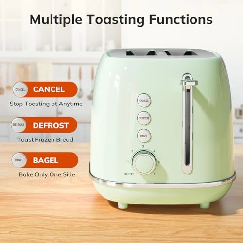 Smart Touch Screen Toaster - 2 Slice