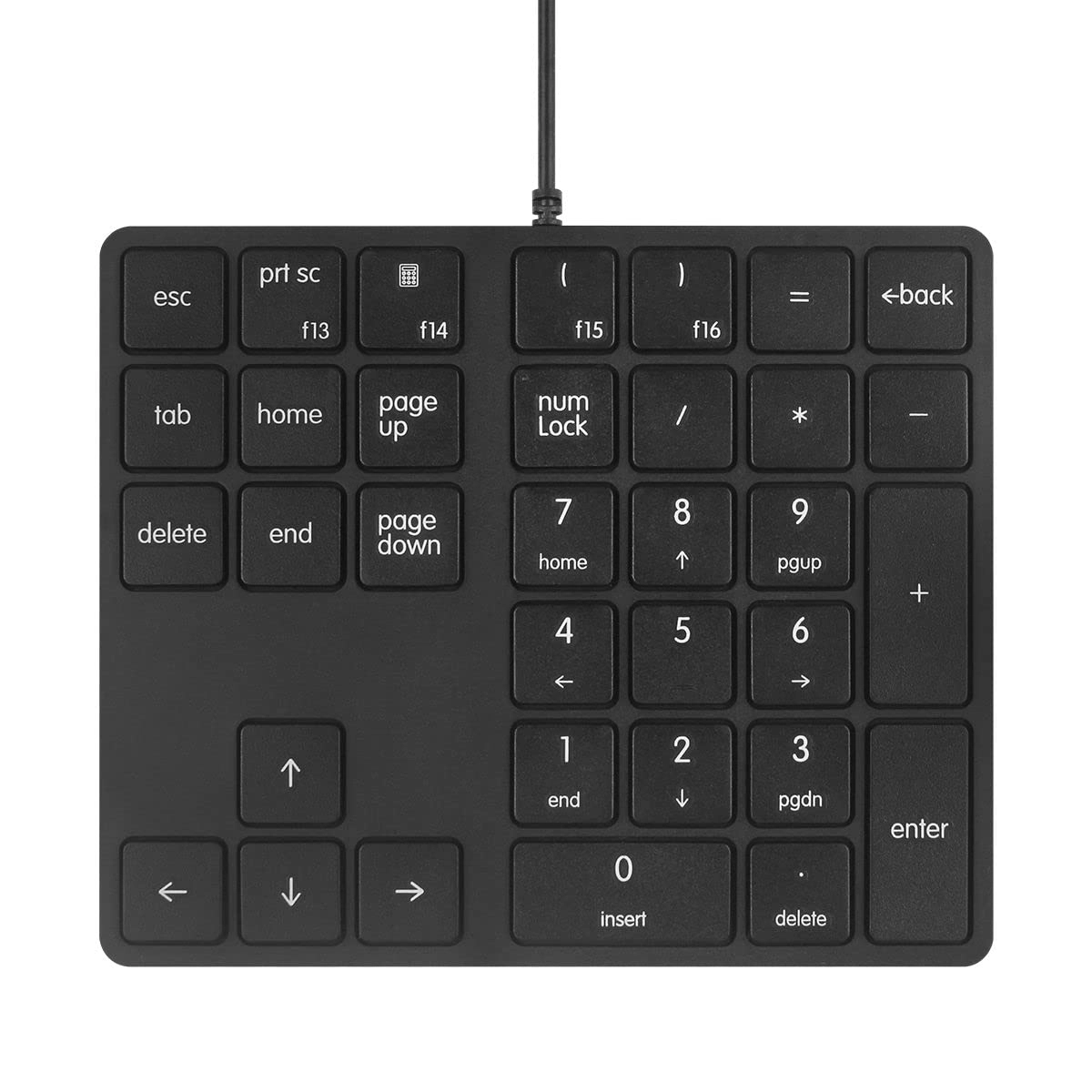 Qisan Numeric Keypad - Wired 34 Keys USB