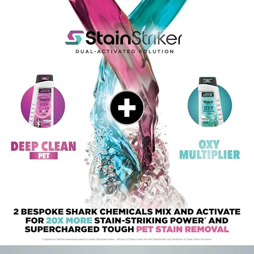 StainStriker HairPro Pet + Tough Stain Tool + Crevice Tool + Pet Hair Extractor Tool + Pet Stain Trapping Tool + CarpetXpert Deep Clean Pet Formula + StainStriker OXY Multiplier Formula