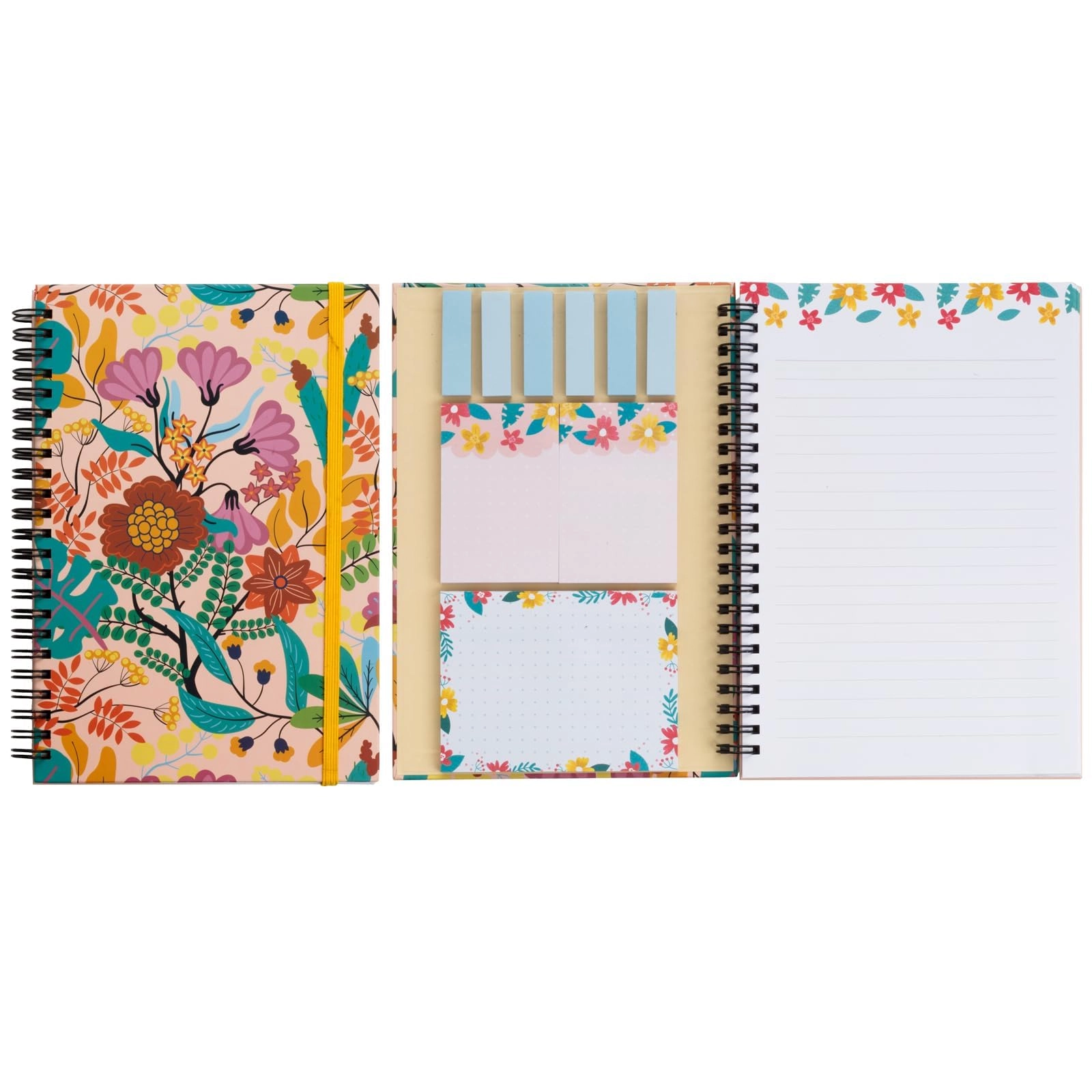 Sticky Notebook A5 Hardcover - Lined 450 Sheets