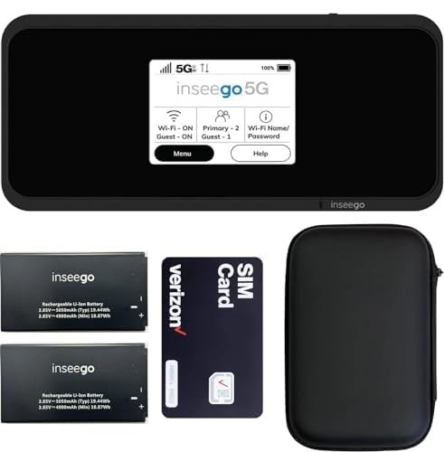 Inseego MiFi M2100 - 5G 802.11 b/g/n/ax Wi-Fi 2.4GHz & 5GHz