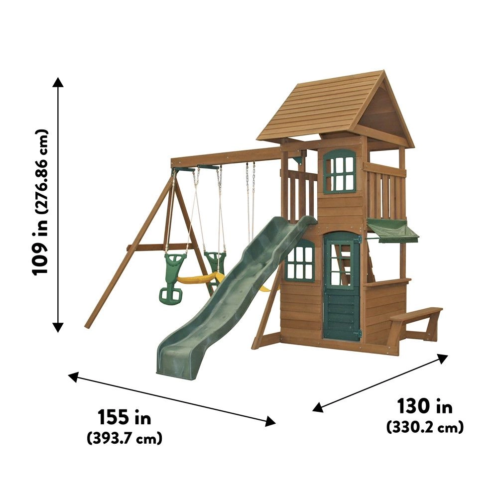 Brightside - Wooden Swing Set 3-10 Years